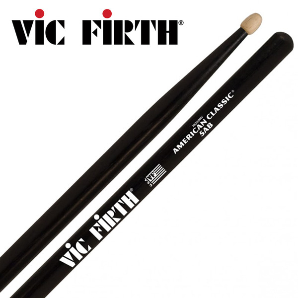 VicFirth 빅퍼스 드럼스틱-아메리칸클래식 5A-블랙(5AB)
