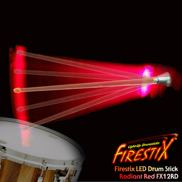TrophyMusic Firestix 트로피뮤직 LED 드럼스틱(FX12RD)